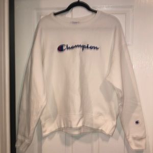 Champion white pullover sweatshirt size 2XL
